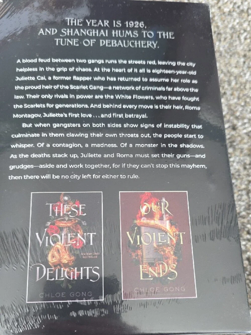 These Violent Delights Duet by Chloe Gong - Black & Gold Cover PAPERBACK